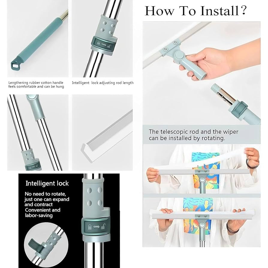 Magic Broom Silicone Floor Wiper